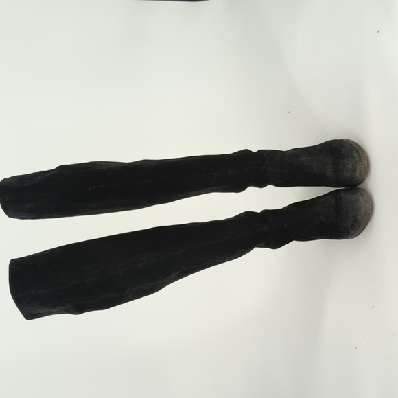 Tory Burch Over the Knee Thigh High Suede Boots Black 8 streetwear city classic - Picture 6 of 15